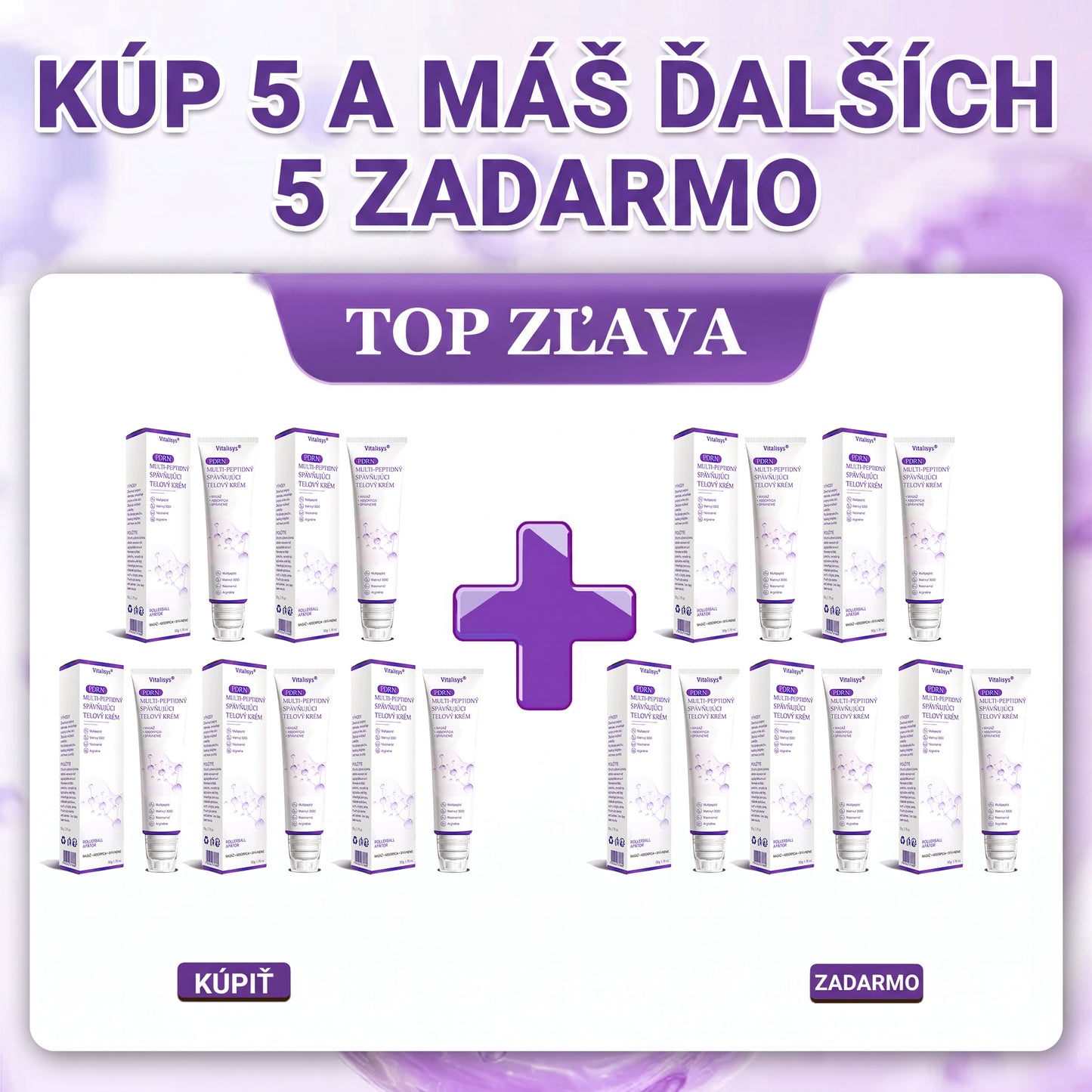 🇸🇰 Odporúčané dermatológmi🥇 | 🍉Vitalisys® PDRN multipeptidový masážny telový krém – Proti starnutiu, hydratačný, spevňujúci, regeneračný, zjednocujúci, na odstraňovanie akné a škvŕn, odstraňovanie bradavíc a materských znamienok, zmiernenie psoriázy.❤️