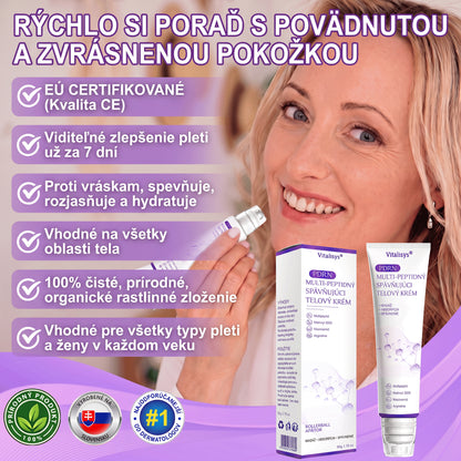 🇸🇰 Odporúčané dermatológmi🥇 | 🍍Vitalisys® PDRN multipeptidový masážny telový krém – Proti starnutiu, hydratačný, spevňujúci, regeneračný, zjednocujúci, na odstraňovanie akné a škvŕn, odstraňovanie bradavíc a materských znamienok, zmiernenie psoriázy.❤️