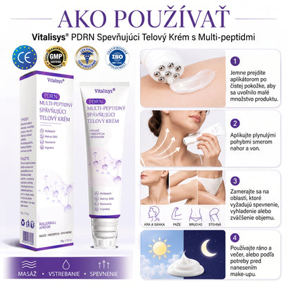 🇸🇰 Odporúčané dermatológmi🥇 | 🍍Vitalisys® PDRN multipeptidový masážny telový krém – Proti starnutiu, hydratačný, spevňujúci, regeneračný, zjednocujúci, na odstraňovanie akné a škvŕn, odstraňovanie bradavíc a materských znamienok, zmiernenie psoriázy.❤️