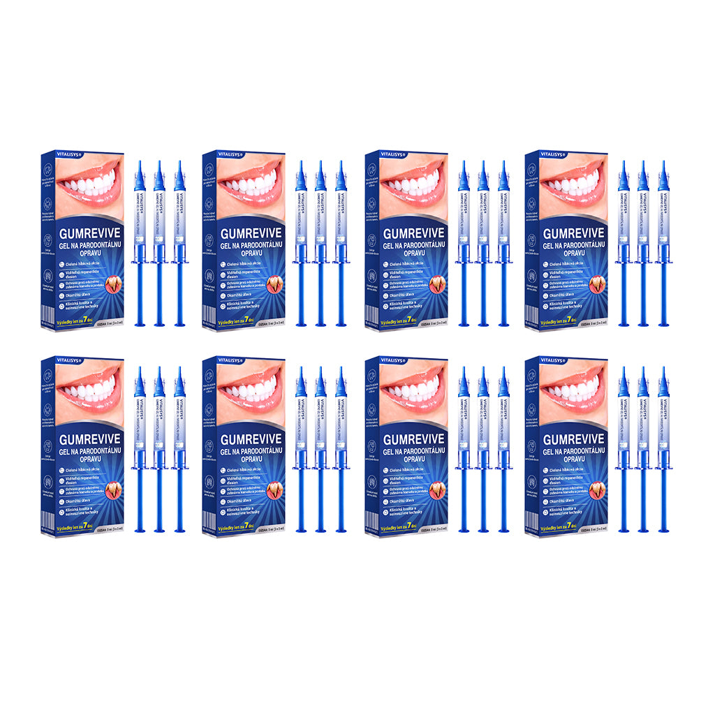 Odporúčaný zubnými lekármi 👨‍⚕️🦷🛡️ Vitalisys® GumRevive – regeneračný gél na ďasná 🐟💛