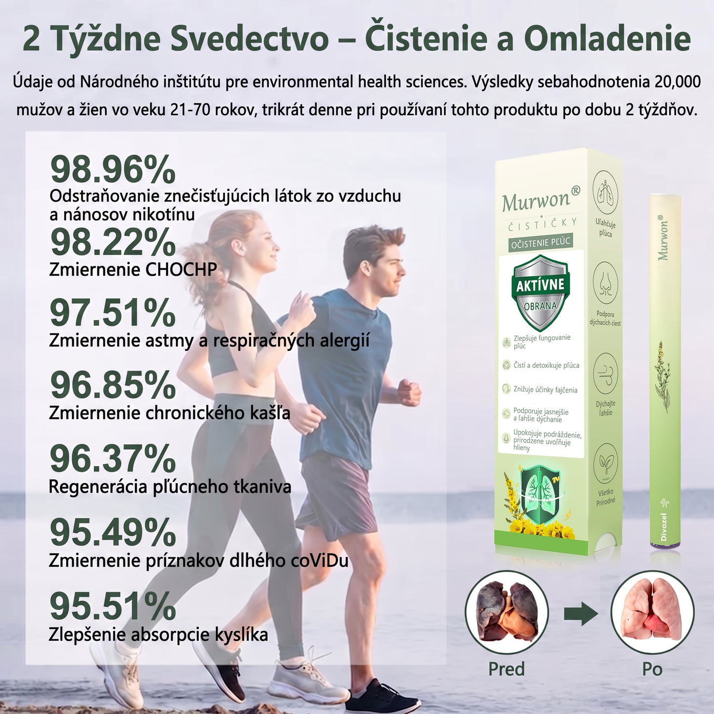 🇸🇰 Vysoko kvalitný slovenský výrobok s doručením v rámci krajiny 🥇 Murwon® bylinný inhalátor na čistenie pľúc 🍐 (👨‍⚕️ Účinná pomoc: kašeľ, zápal hrtana, krátenie dychu, hlieny, ucpaný nos, bronchitída, alergické príznaky a pľúcne ťažkosti) ❤️