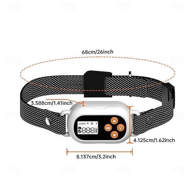 Bezdrôtová ohrada pre psa, prenosná, ľahká, odolná, čierny plast, 1 kus